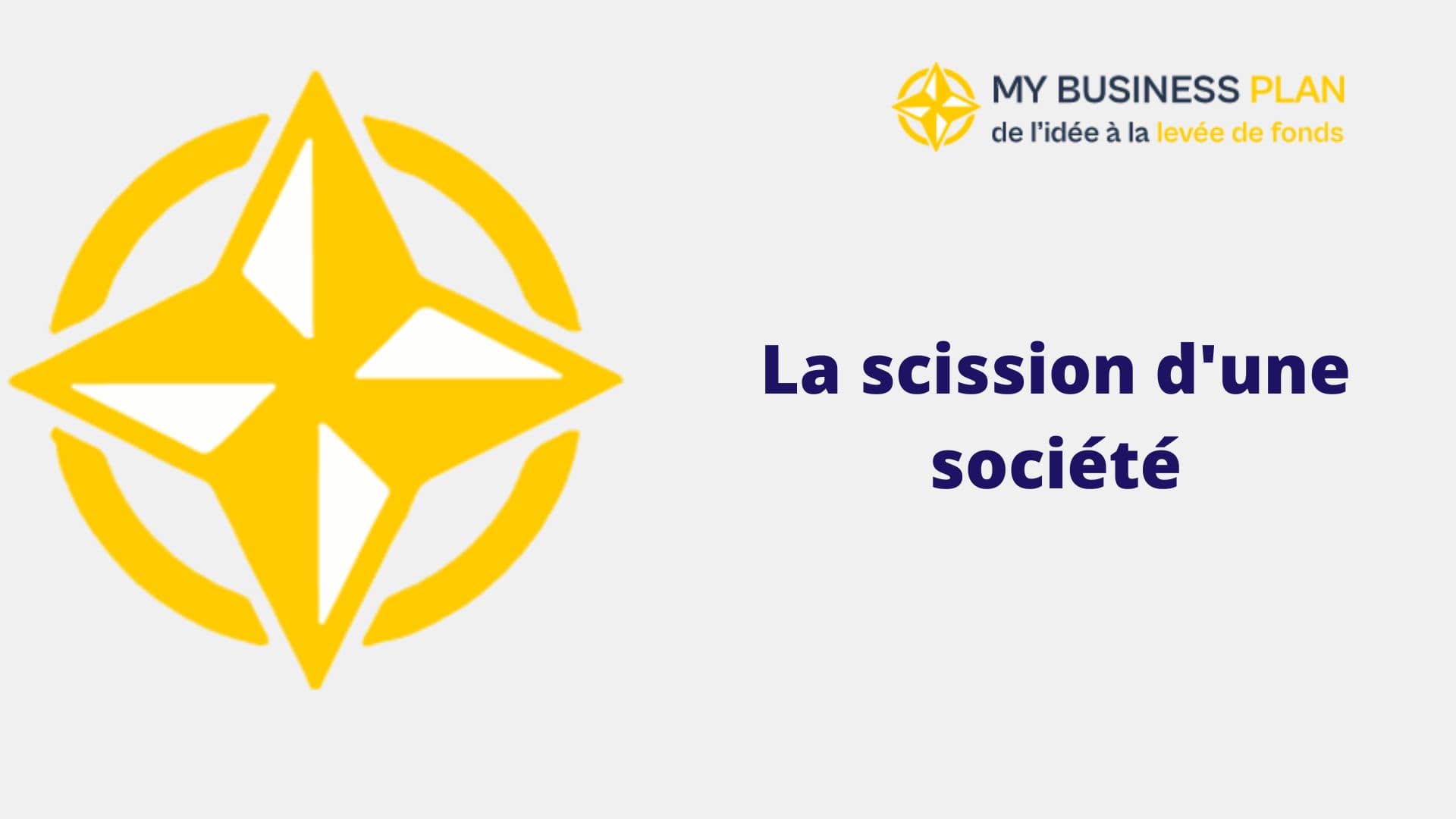 La scission d'une société