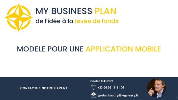 modele de bp application mobile