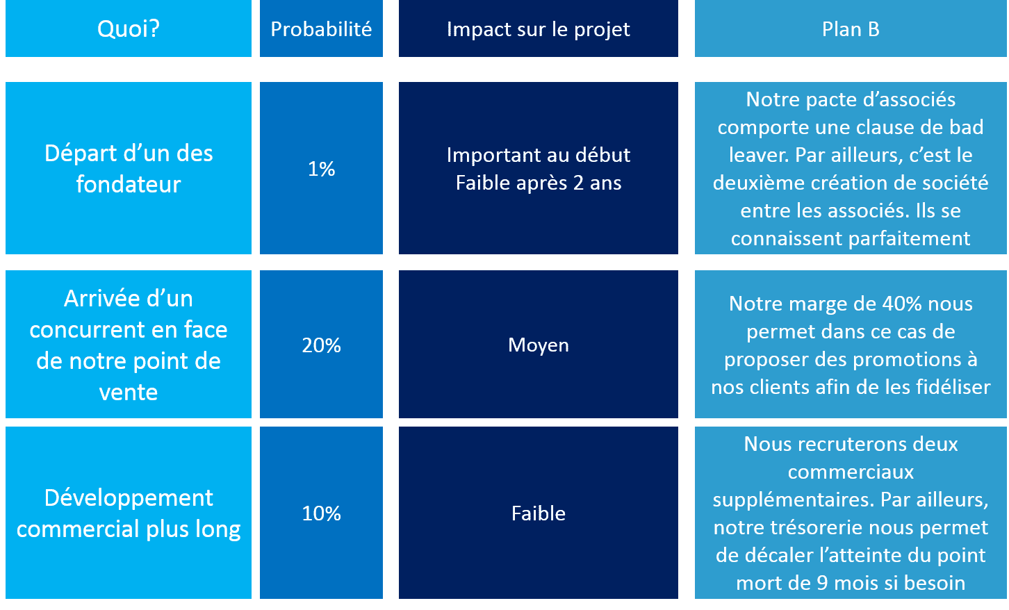 analyser et présenter les risques