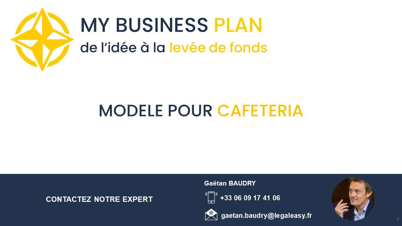 Modèle de Business Plan pour cafétéria