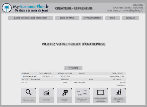 logiciel business plan gratuit excel