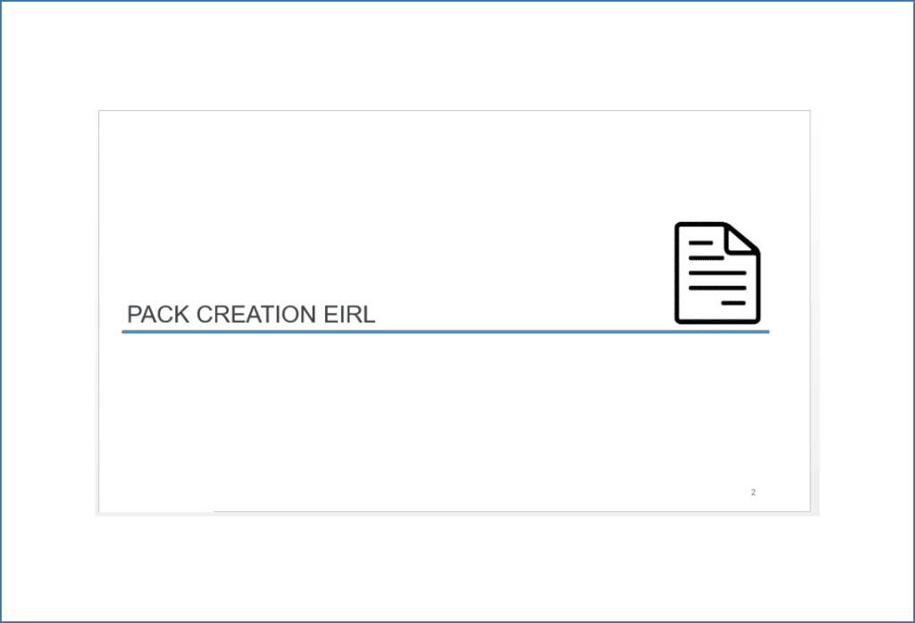 PACK EIRL: modèle certifié par un avocat